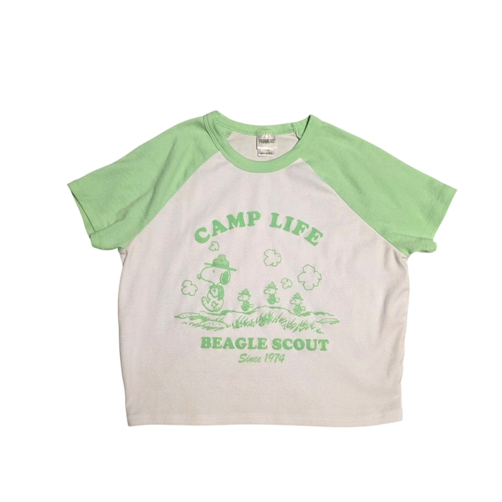 Camp Life Beagle Scout Crop Top